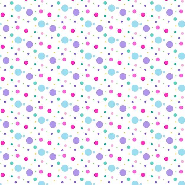 Patrón de puntos de colores