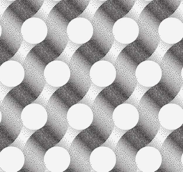 Patrón de puntos sin costura EPS 10 Ilustración vectorial Puntos abstractos sin costura