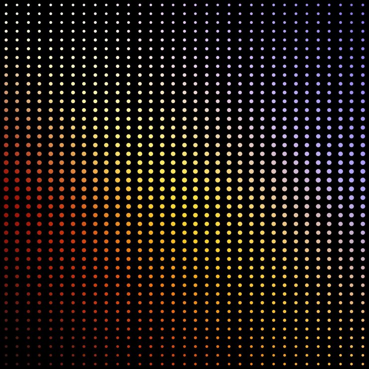 Vector patrón de puntos degradados, fondo geométrico abstracto. ilustracion de estilo de lujo y elegante