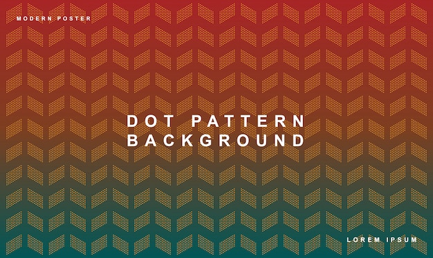 Vector patrón de puntos fondo gradiente textil color