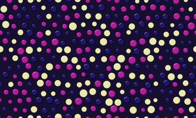 Patrón de puntos geométricos con manchas redondas perfecto para fondos abstractos papeles de pared sin costuras o impresiones textiles Un diseño de moda y creativo para la decoración moderna
