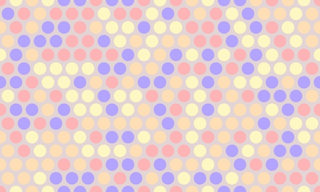 Patrón de puntos geométricos con manchas redondas perfecto para fondos abstractos papeles de pared sin costuras o impresiones textiles Un diseño de moda y creativo para la decoración moderna