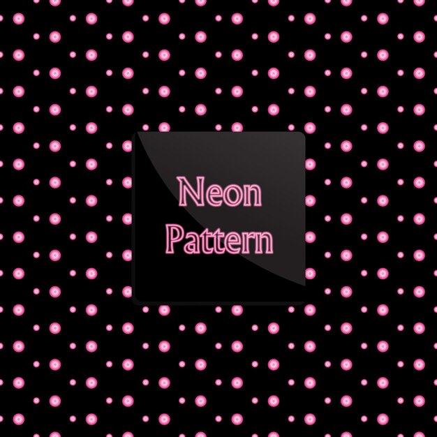 patrón de puntos de neón