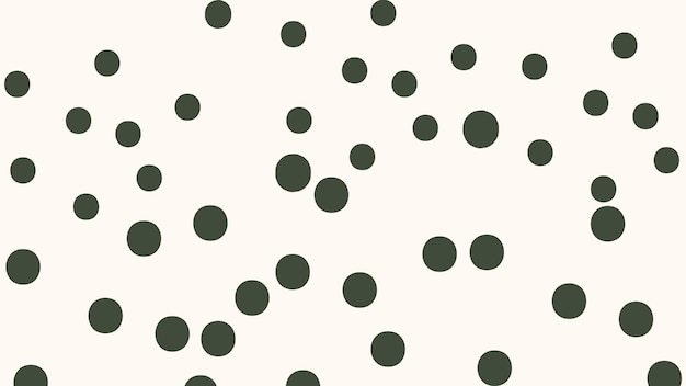 Patrón de puntos de polca sin costuras Fondo vectorial con puntos verdes