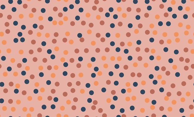 Patrón de puntos polca con manchas redondas coloridas ideal para telas textiles papeles de pared sin costura y fondos abstractos con un toque geométrico
