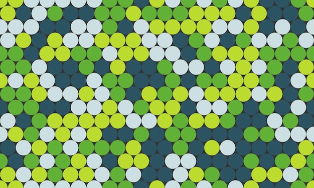 Patrón de puntos polca vectorial con formas redondas abstractas Ideal para diseños textiles, papeles de pared sin costuras o fondos de carteles de moda con un estilo geométrico minimalista