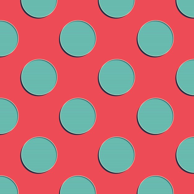 Patrón de puntos retro, fondo geométrico abstracto en estilo años 80, 90. Ilustración simple geométrica