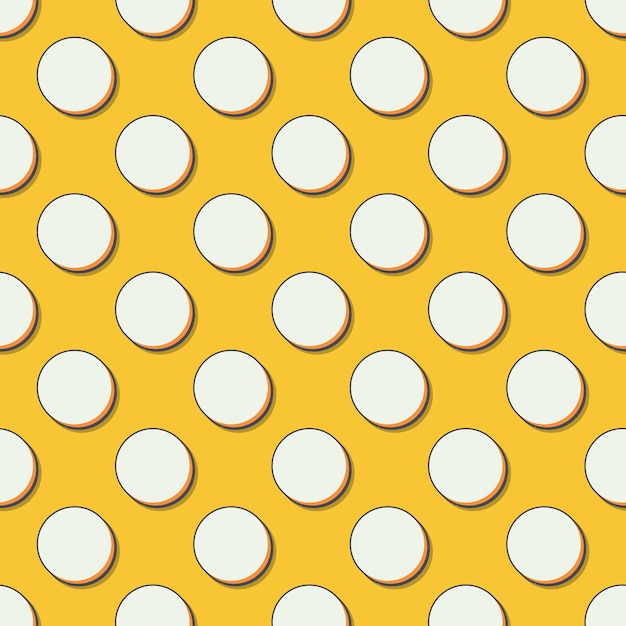Patrón de puntos retro, fondo geométrico abstracto en estilo años 80, 90. Ilustración simple geométrica
