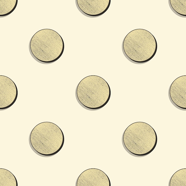 Patrón de puntos retro. Fondo geométrico abstracto en imagen de estilo años 80, 90. Ilustración simple geométrica