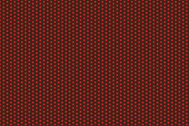 Patrón de puntos rojos sobre un fondo marrón