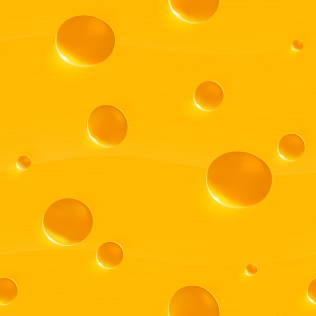 Vector patrón de queso con composición perfecta.