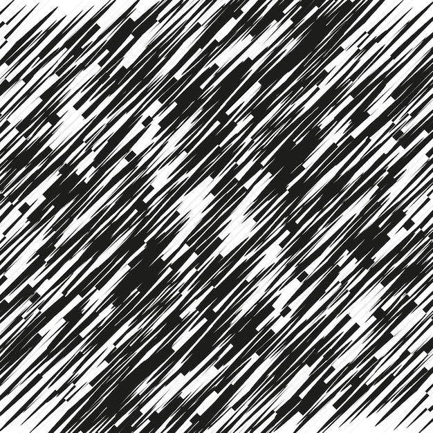 Patrón de rayas diagonales Textura vectorial abstracta Líneas negras en negrita Fondo gráfico monocromático