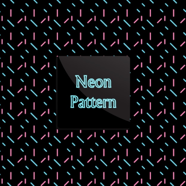 patrón de rayas de neón Palos