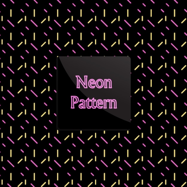 patrón de rayas de neón Palos