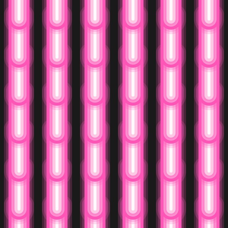 Vector patrón de rayas de neón