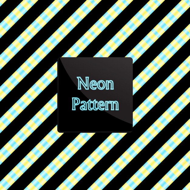 patrón de rayas de neón