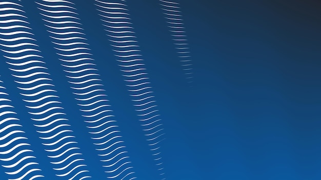Patrón de rayas de onda azul oscuro fondo abstracto