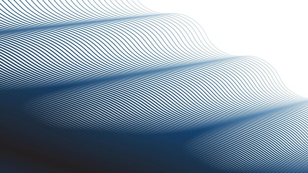Patrón de rayas de onda azul oscuro fondo abstracto