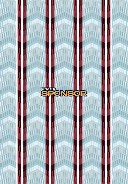 Patrón de rayas retro de fondo vectorial para tela y jersey