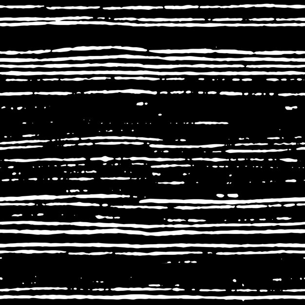 Patrón de rayas transparente pintado a mano con pincel de tinta. Textura grungy enlosables para fondos de pantalla interminables. ilustración vectorial