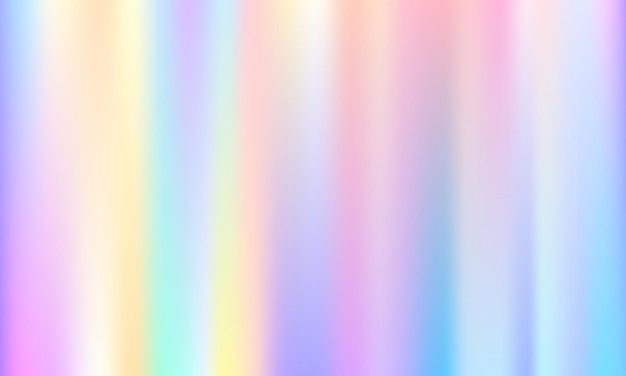patrón de rayas verticales holográfico fondo de gradiente de colores