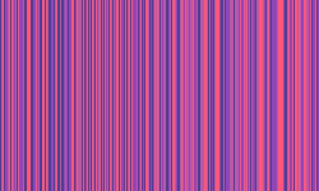 Patrón de rayas verticales líneas delgadas y gruesas de colores rayas irregulares de fondo vectorial textura sin costuras diseño geométrico a rayas abstractas en colores brillantes