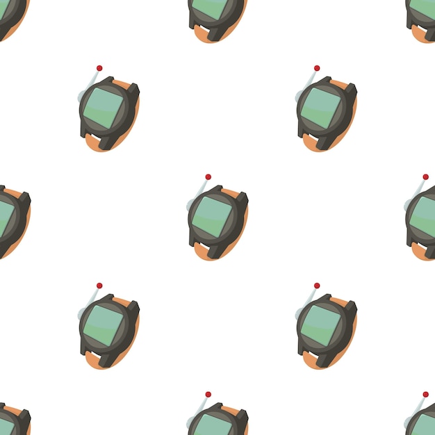 Patrón de reloj de pulsera espía textura de fondo sin costuras repetir papel tapiz vector geométrico