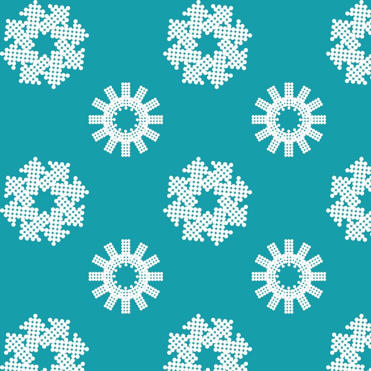 Vector patrón de repetición polivalente vectorial floral geométrico sin costuras para el diseño de ropa