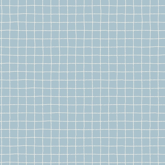 Patrón repetitivo a cuadros sin costura con cuadrícula dibujada a mano Fondo a cuadros ligero para el diseño de superficies de papel de embalaje y otros proyectos de diseño