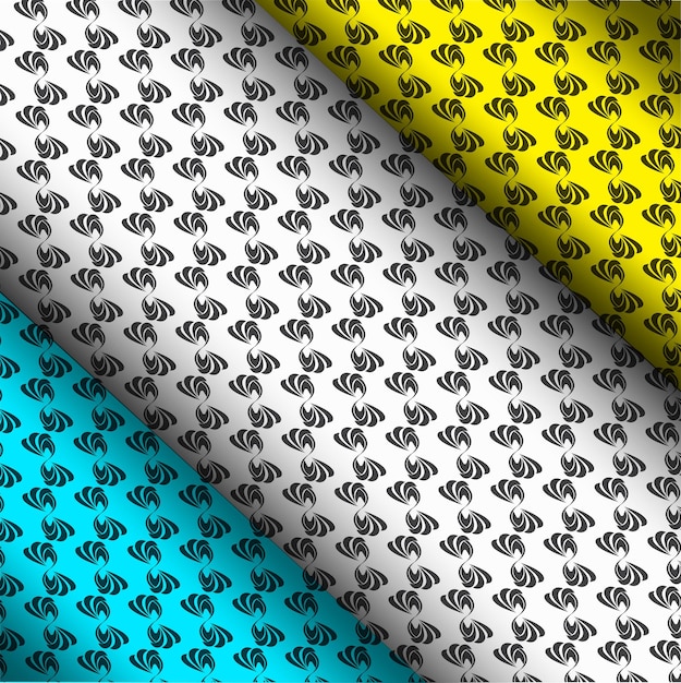 Patrón retro abstracto de formas geométricas