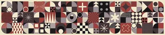 El patrón retro art deco es perfecto para los papeles de pared el patrón llena el fondo de la página web