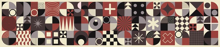 El patrón retro art deco es perfecto para los papeles de pared el patrón llena el fondo de la página web