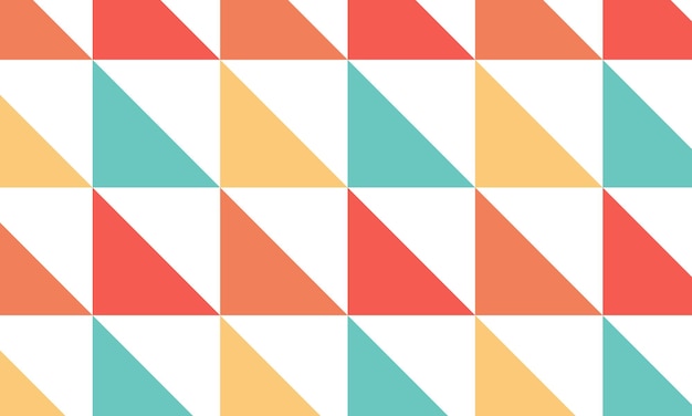 patrón retro sin fisuras con formas geométricas en colores vibrantes