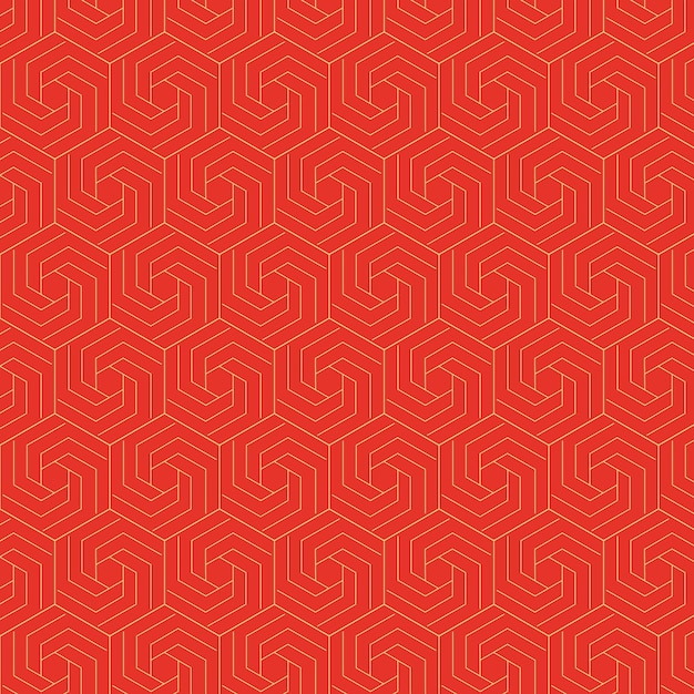 Patrón rojo geométrico