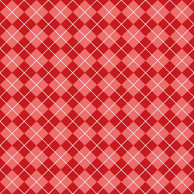 Patrón de rombos rojo transparente simple