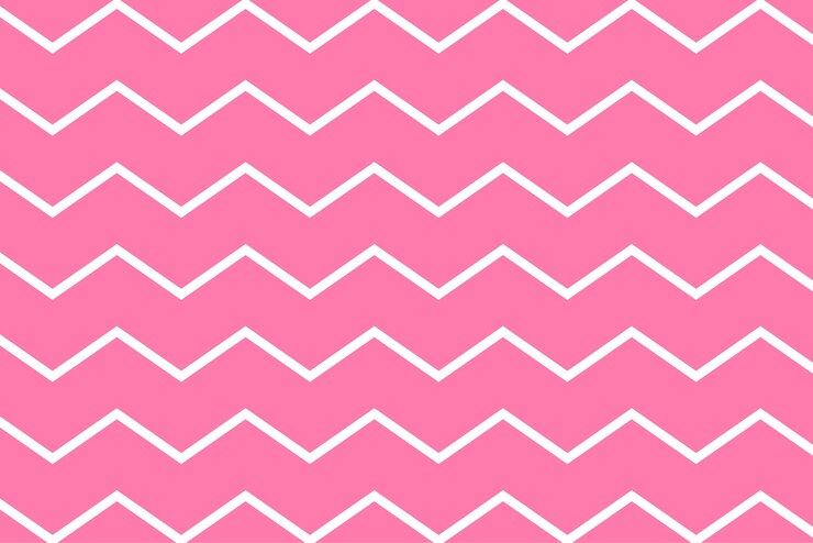 Vector patrón rosa en zigzag vectorial libre