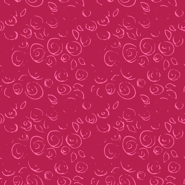 Patrón de rosas de tinta angustiada Grunge