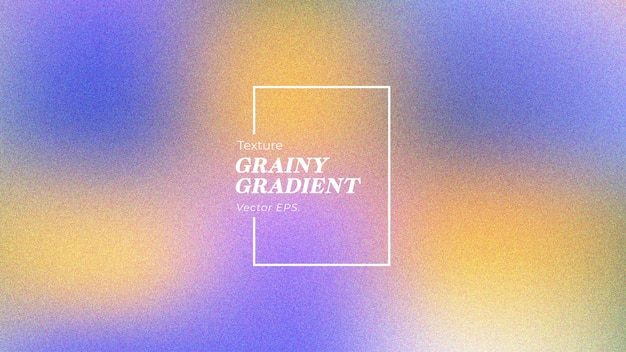 Patrón de ruido granulado mezcla de fondo vector de textura de gradiente de punto naranja azul amarillo