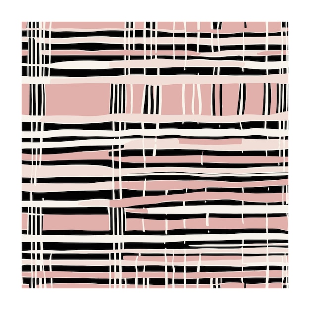 Patrón rústico abstracto negro y rosado