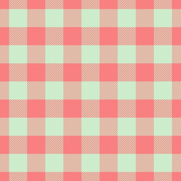 Patrón rústico tartán fondo damasco cuadros vector transparente Menú tela textura comprobar textil en colores rojo y claro