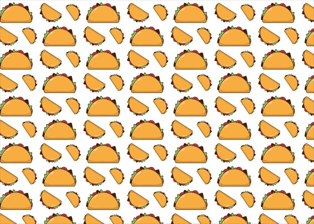 patrón de sándwich sobre fondo blanco