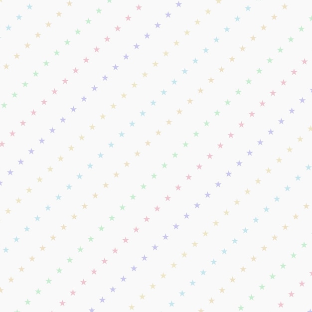 Patrón de satres coloridos diagonales sin costuras aislados sobre un fondo blanco
