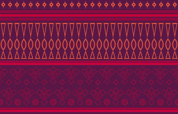 Patrón de seda roja tailandesa patrón de lujo patrón de tela de textura de lujo