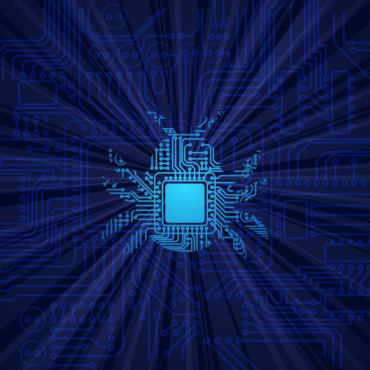 Vector patrón de seguridad de errores digitales