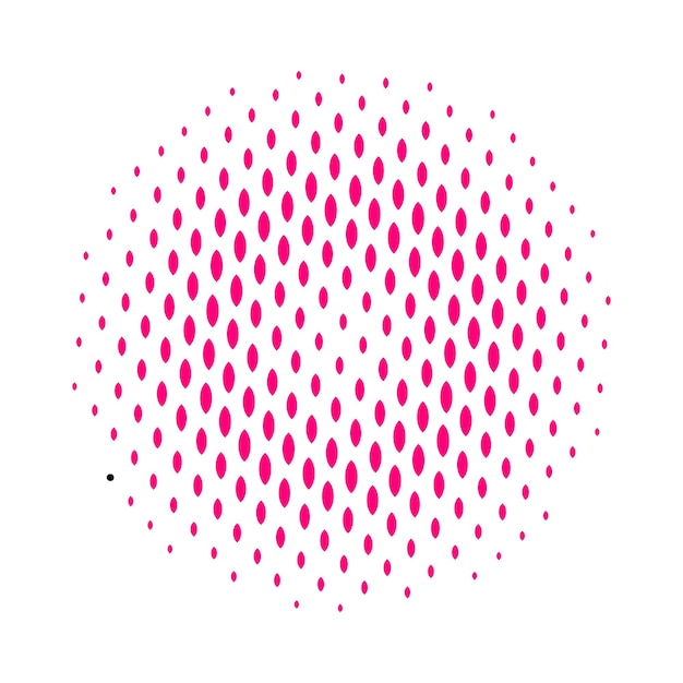 Patrón de semitono abstracto vectorial