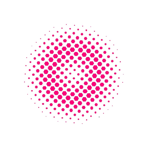Patrón de semitono abstracto vectorial