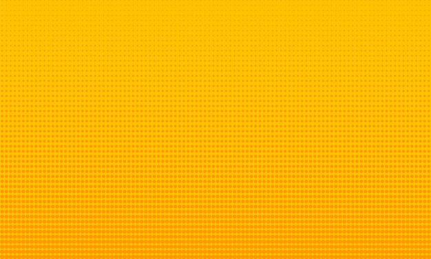 Patrón de semitono amarillo y fondo de textura