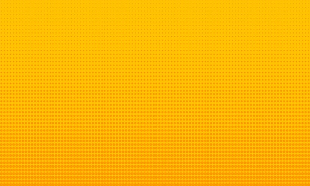 Patrón de semitono amarillo y fondo de textura