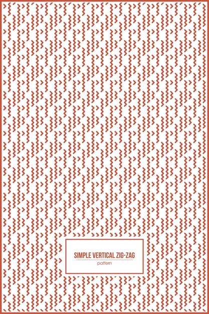 patrón simple de líneas verticales en zigzag con ubicación aleatoria