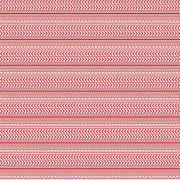 Patrón de suéter jacquard para diseño de vector de patrón de píxeles de punto plano